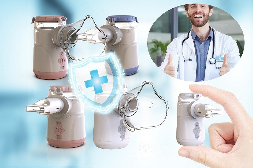 مزلق اهتزاز 1-5μm محمول مع إيقاف التشغيل التلقائي والضباب الكثيف