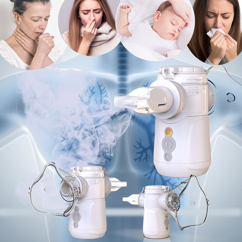 جهاز التشويش المحمول المدمج المدمج مع طاقة 5 فولت متواصلة 9-18ml سعة MMAD 2.5-3.5 μm مستوى الضوضاء ≤40dB